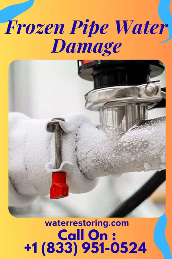 Frozen Pipe Water Damage in Sharonville, OH